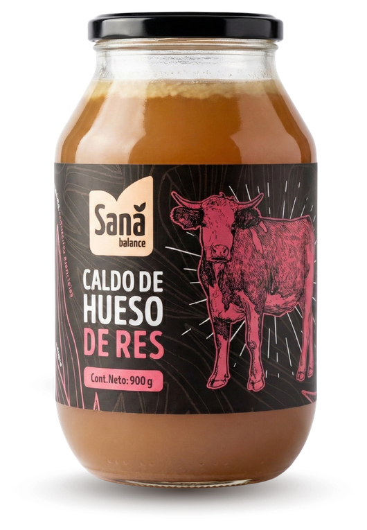 Frasco de caldo de hueso de res de Sana Balance®
